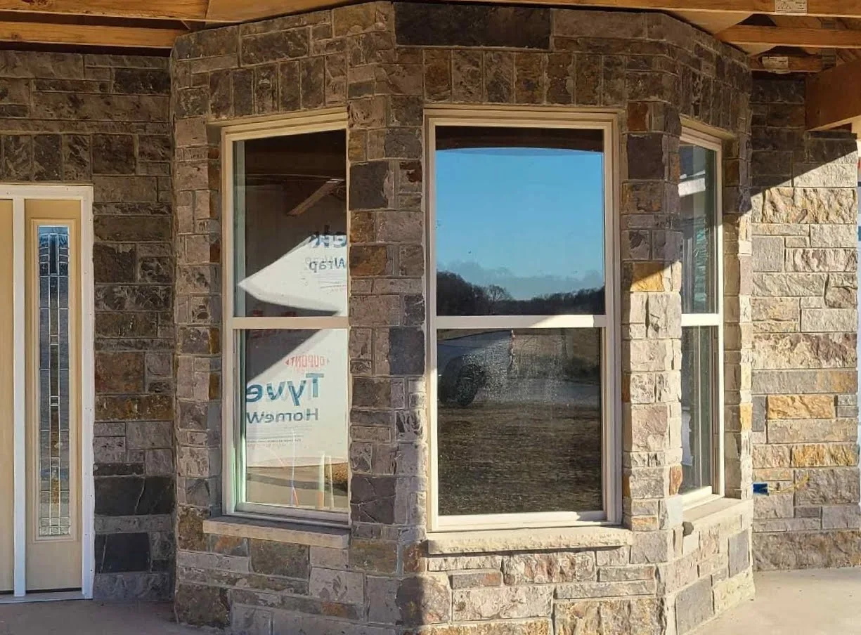 Custom Buckingham Real Stone Veneer with Brown