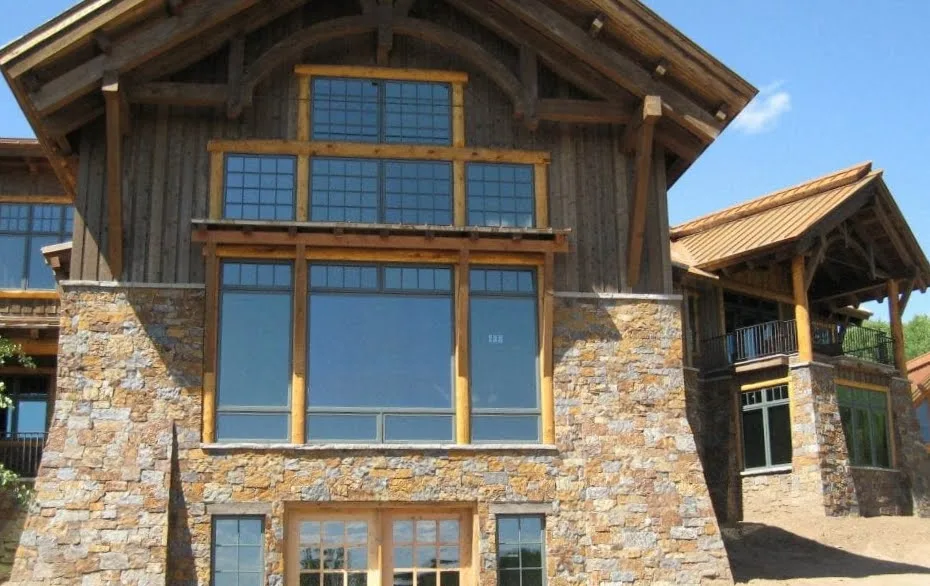 Denali Natural Stone Veneer Cabin