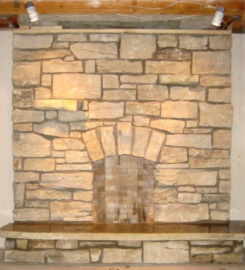 Door County Fieldstone Fireplace Masonry