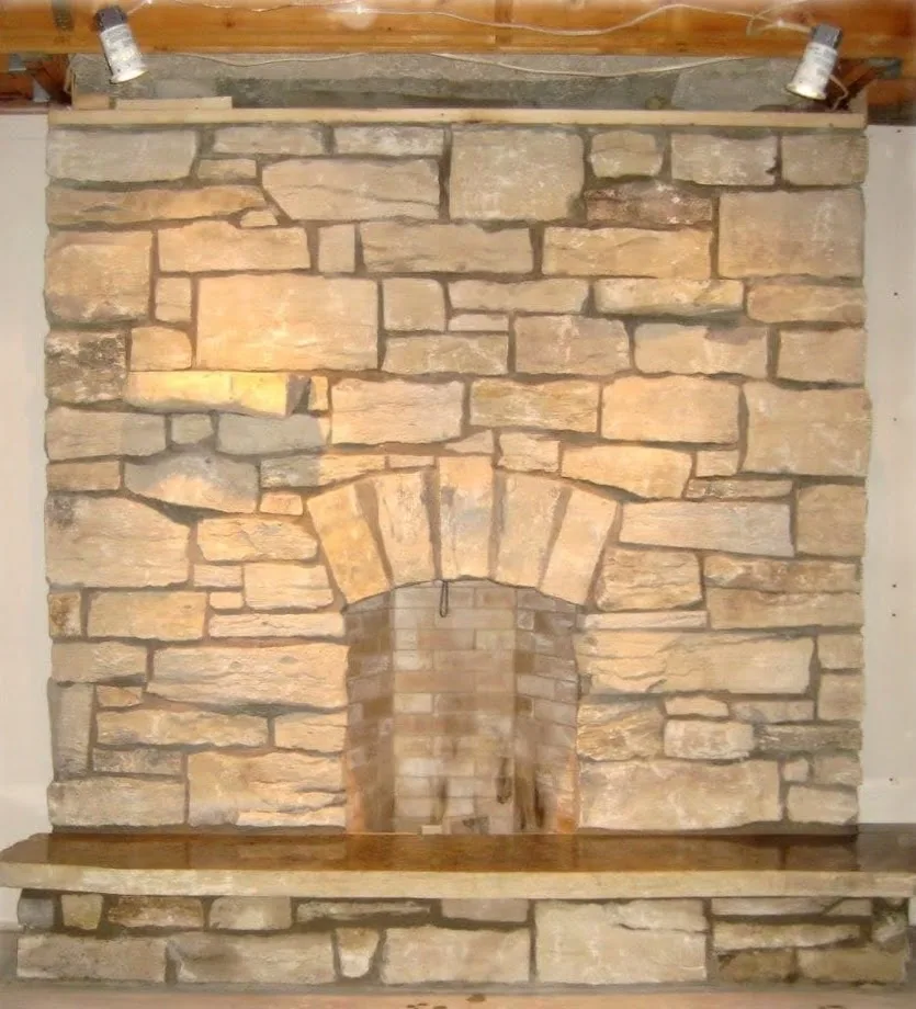 Door County Fieldstone Fireplace Masonry