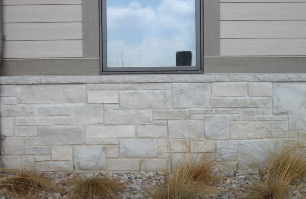 Empire Natural Stone Veneer Commercial Exterior Wainscoting
