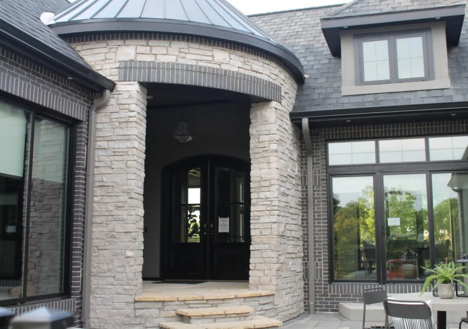 Empire Natural Thin Stone Veneer Accent Wall