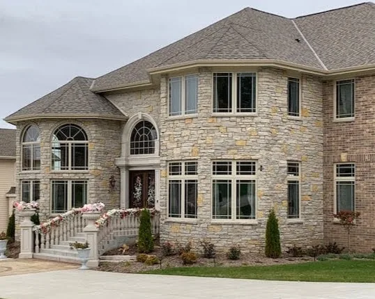 Evanston Natural Stone Veneer Home Exterior