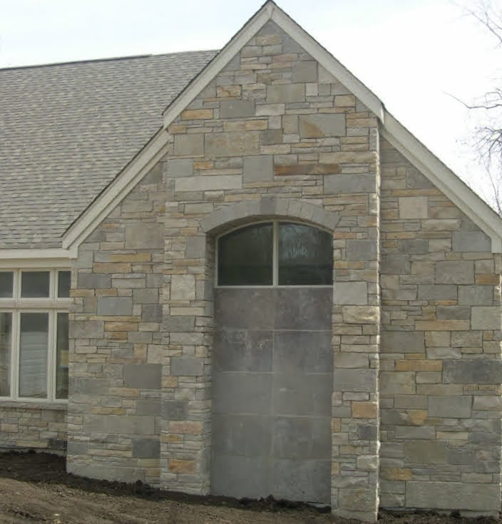 Florence Natural Thin Stone Veneer Exterior Siding