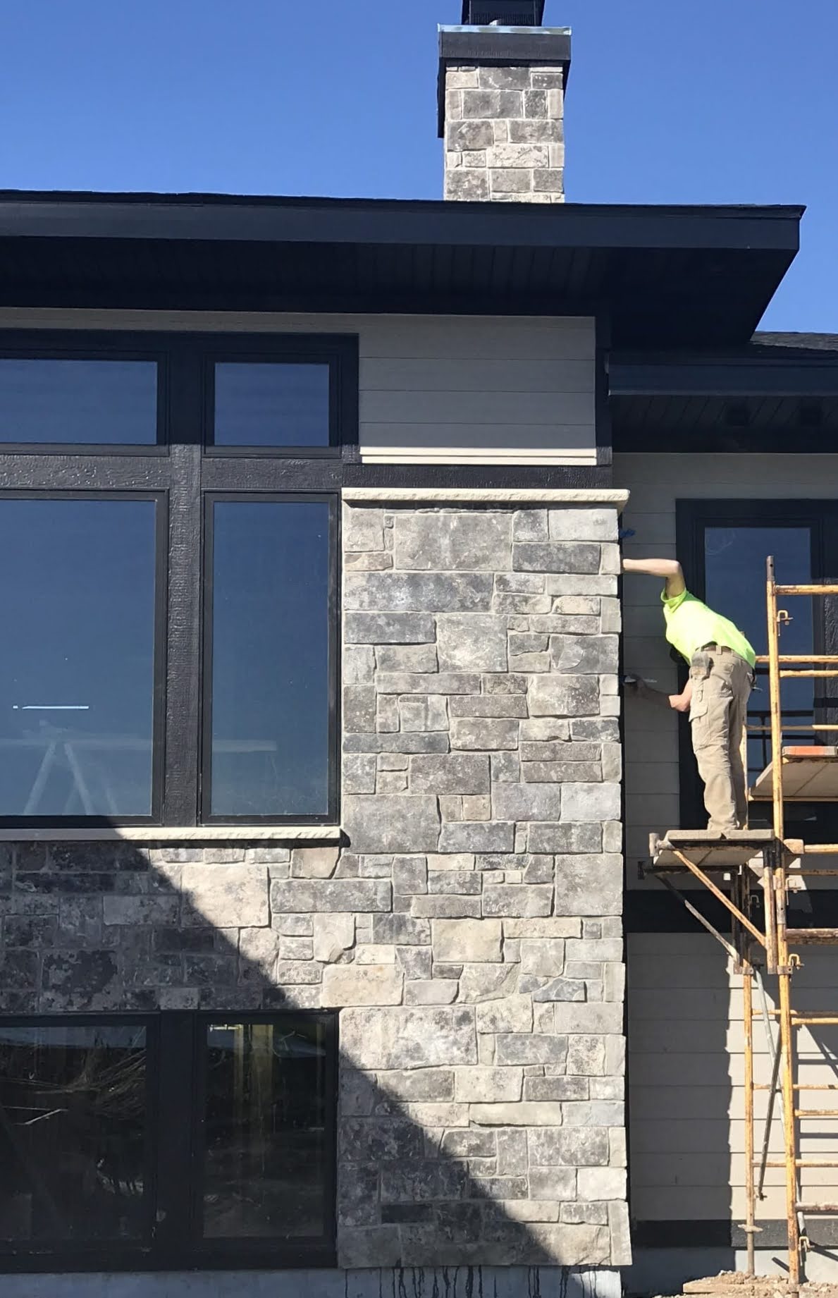 Galaxy Natural Thin Stone Veneer Home Exterior