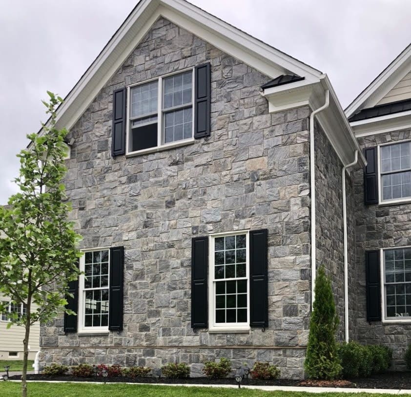 Gallatin Real Stone Veneer Exterior with Custom Color Selection