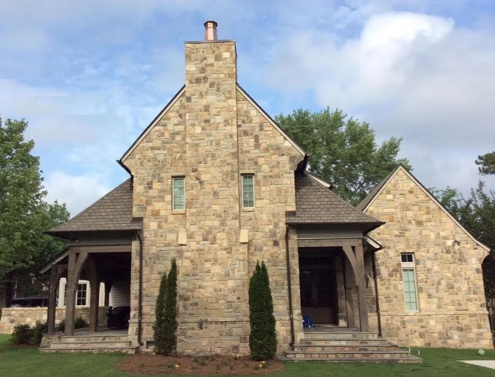 Hudson Ashlar Style Real Thin Stone Veneer Home Exterior