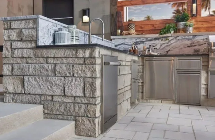 Joliet Natural Stone Veneer Kitchen