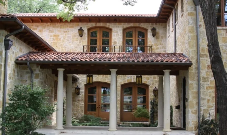 Kalahari Natural Thin Stone Veneer Residential Exterior