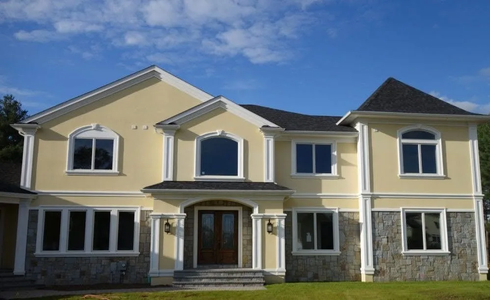 Kingsbury Real Thin Stone Veneer Exterior Wainscoting