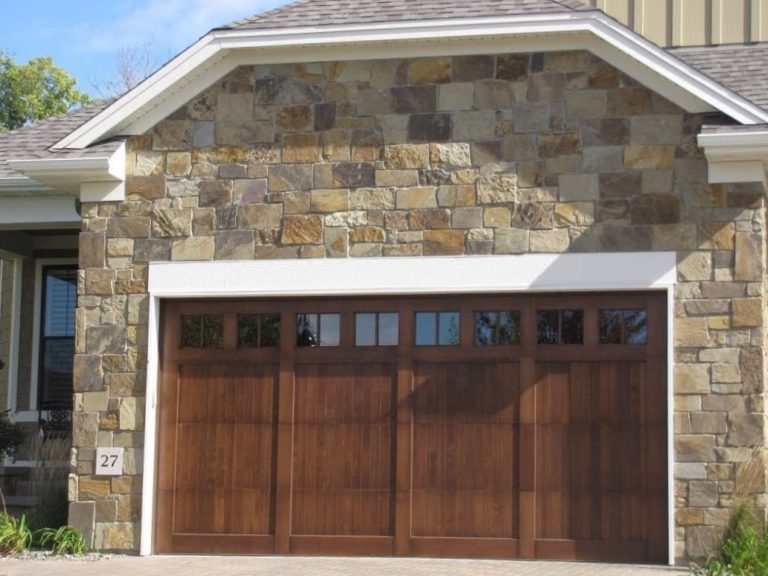 Kodiak Natural Thin Stone Veneer Garage Siding | Quarry Mill