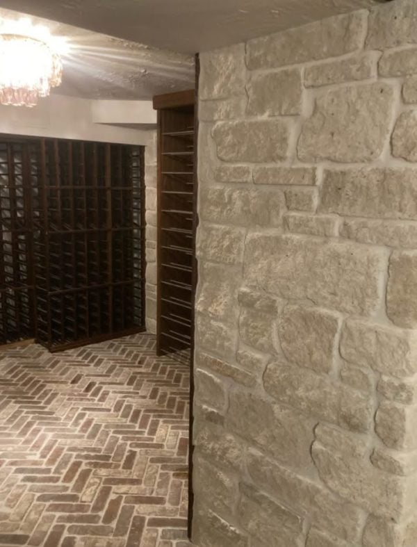 La Spezia Natural Thin Stone Veneer Wine Cellar Quarry Mill