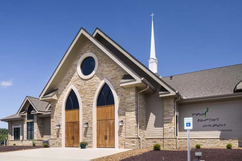 Laramie Real Thin Stone Veneer Commercial Exterior