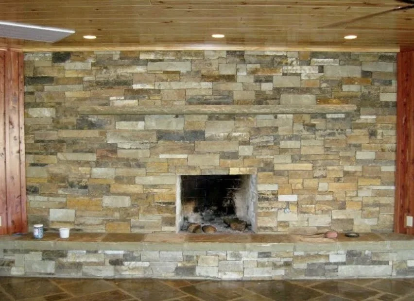 Mayfair Natural Stone Veneer Fireplace
