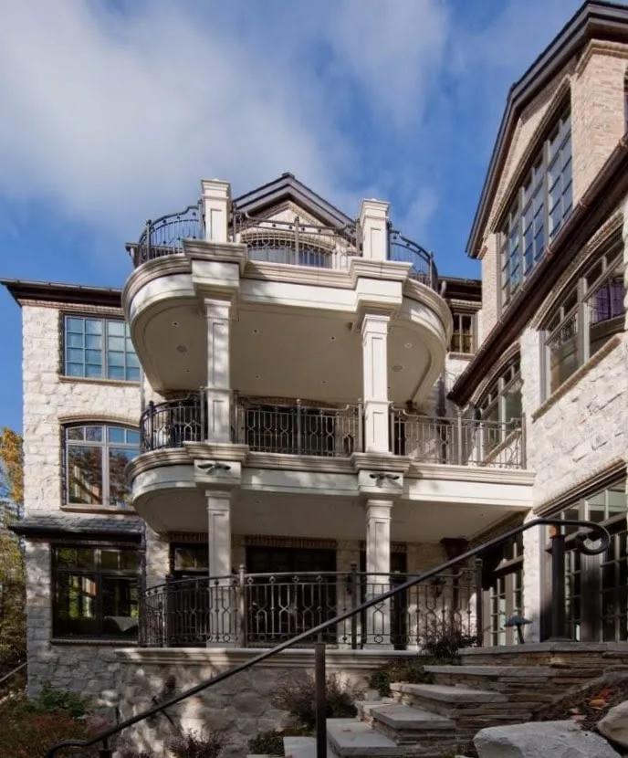 Promenade Tumbled Real Stone Veneer Exterior Masonry