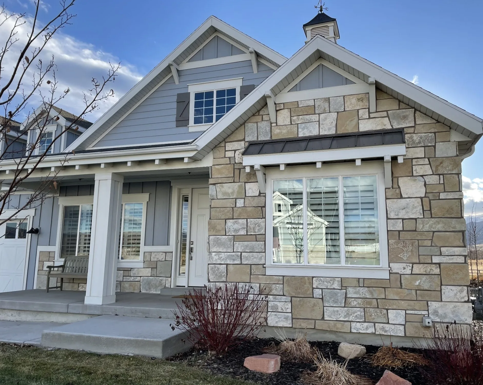 Racine Real Stone Veneer Accent Wall