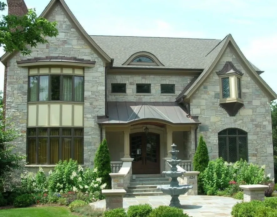 Royal Dusk Natural Stone Veneer Residential Exterior