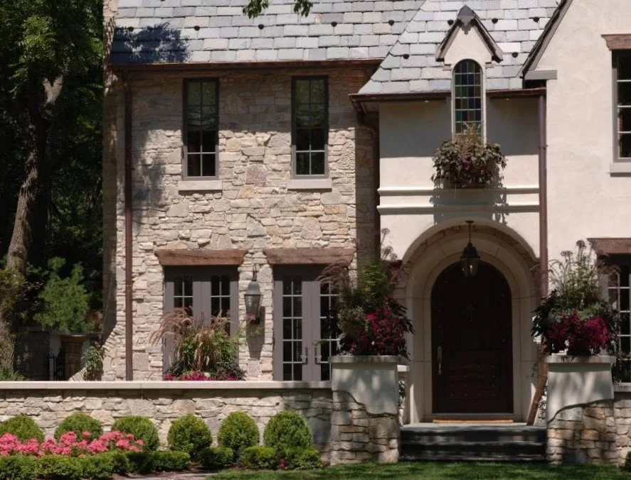 Royal Dusk Natural Thin Stone Veneer Residential Exterior