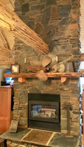 Torrington and Kenai Real Thin Stone Veneer Custom Blend Interior Fireplace