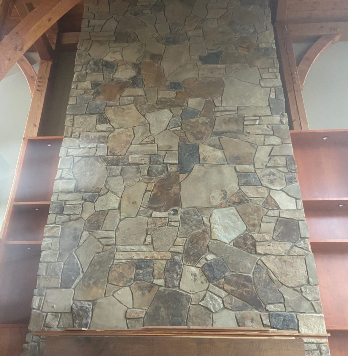 Mayfair Blend Natural Stone Veneer Interior Fireplace Quarry Mill 3384