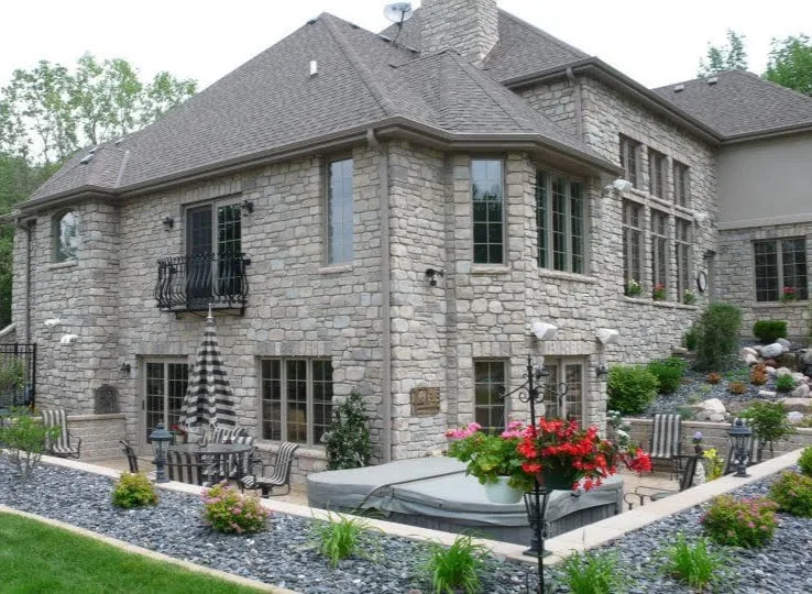 Stratford Natural Stone Veneer Back View