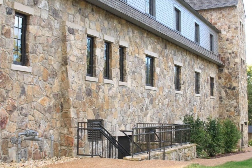 Tahoe Natural Thin Stone Veneer Commercial Exterior