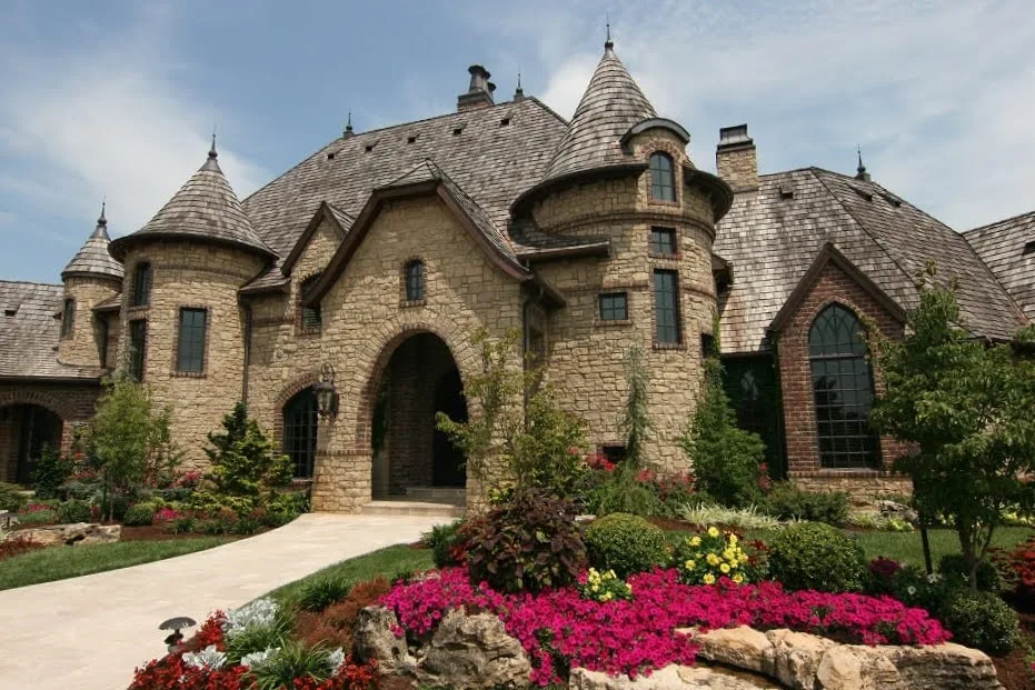 Tuscany Natural Stone Veneer Showcase Home