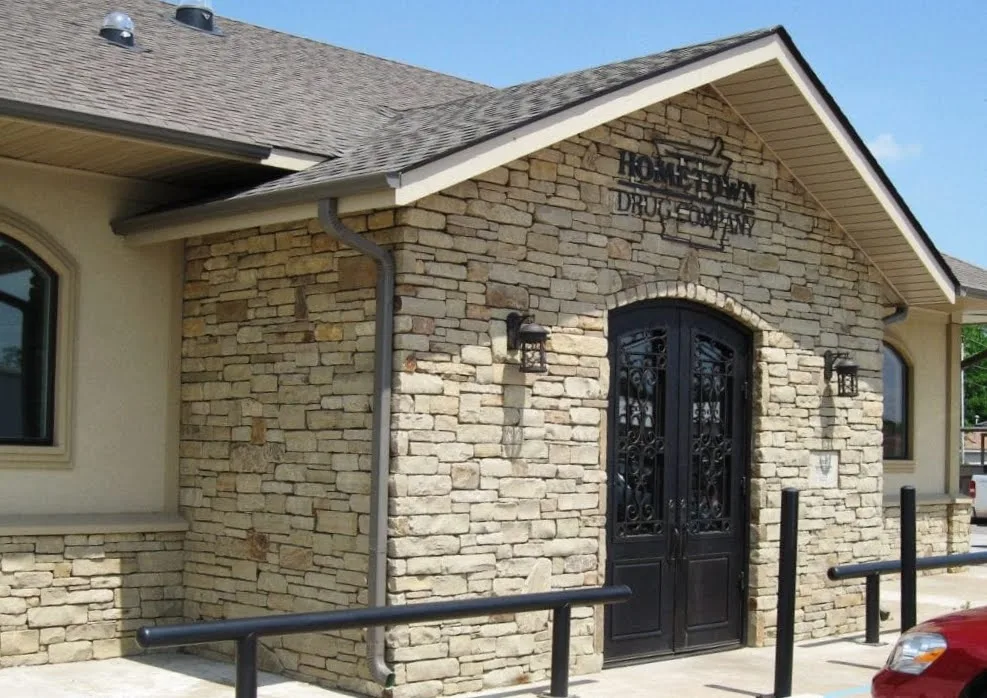 Venetian Natural Stone Veneer Drystacked Commercial Exterior