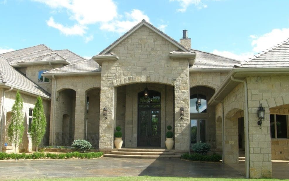 Victoria Natural Stone Front Entrance