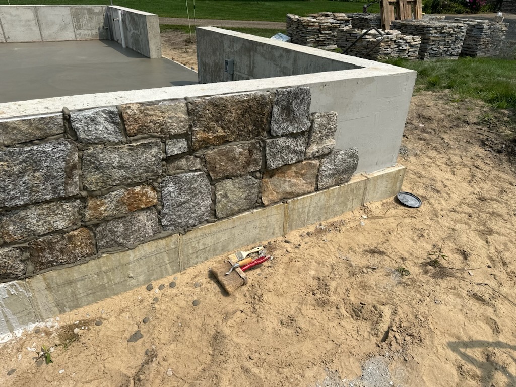 Gloucester Natural Thin Stone Veneer Installation