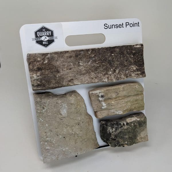 Sunset Point Natural Stone Veneer Sample