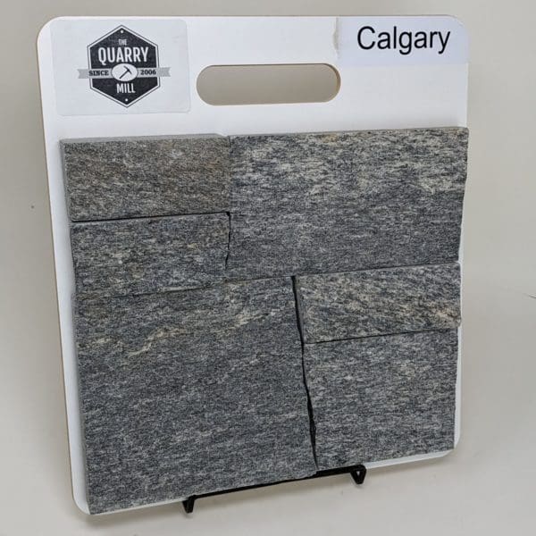Calgary Real Thin Stone Veneer Sample Board