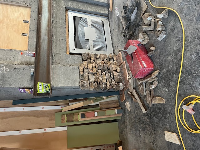 Feldberg Natural Thin Stone Veneer Masonry Installation
