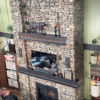 Feldberg Real Ledgestone Thin Stone Veneer Fireplace