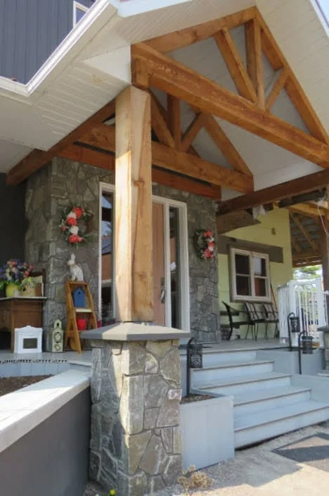 Concord Real Granite Thin Veneer Pillars