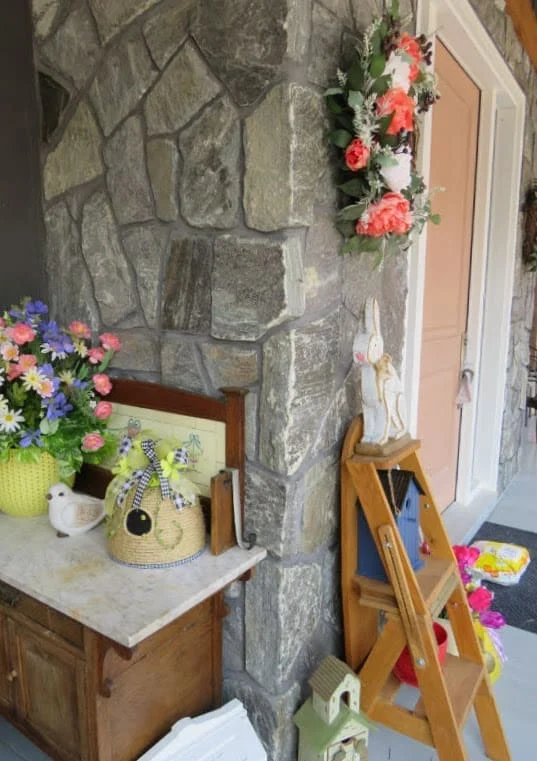 Concord Real Thin Stone Veneer Front Entrance