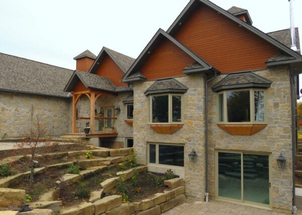 Chateau Real Thin Stone Veneer Back of House