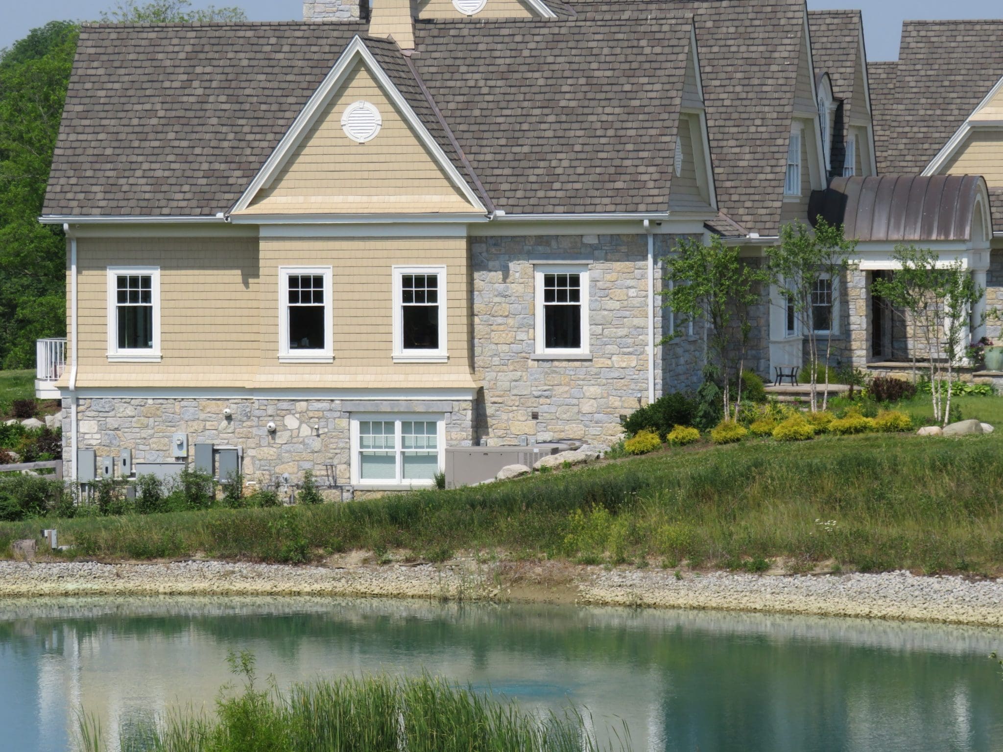 Chateau and Nottingham Real Stone Veneer Exterior