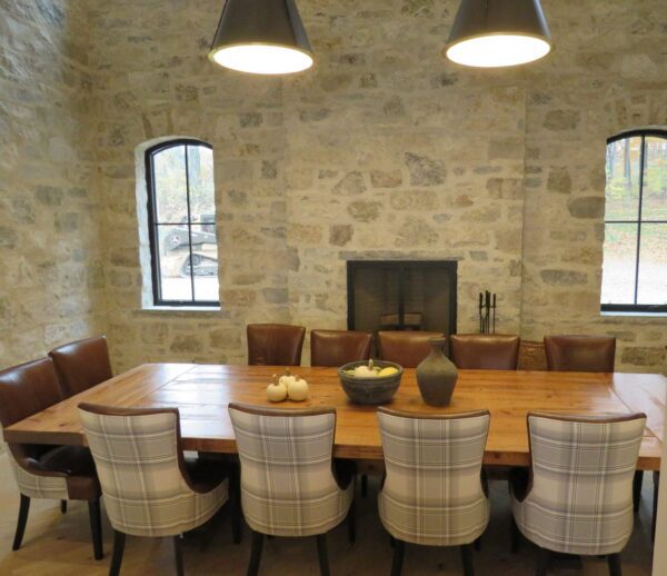 Nottingham Custom Natural Stone Veneer Dining Room