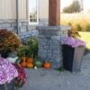 Seaside Natural Stone Veneer Pillar with Natural Finish