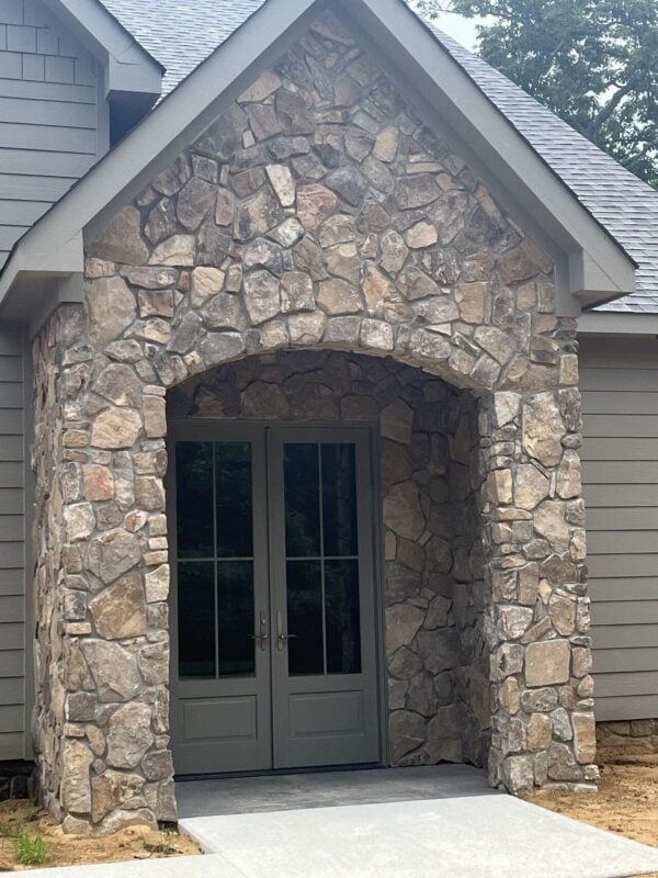 Tahoe and Feldberg Real Thin Stone Veneer Custom Blend Exterior