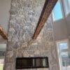 Matterhorn and Door County Fieldstone Natural Thin Stone Veneer Custom Blend Interior