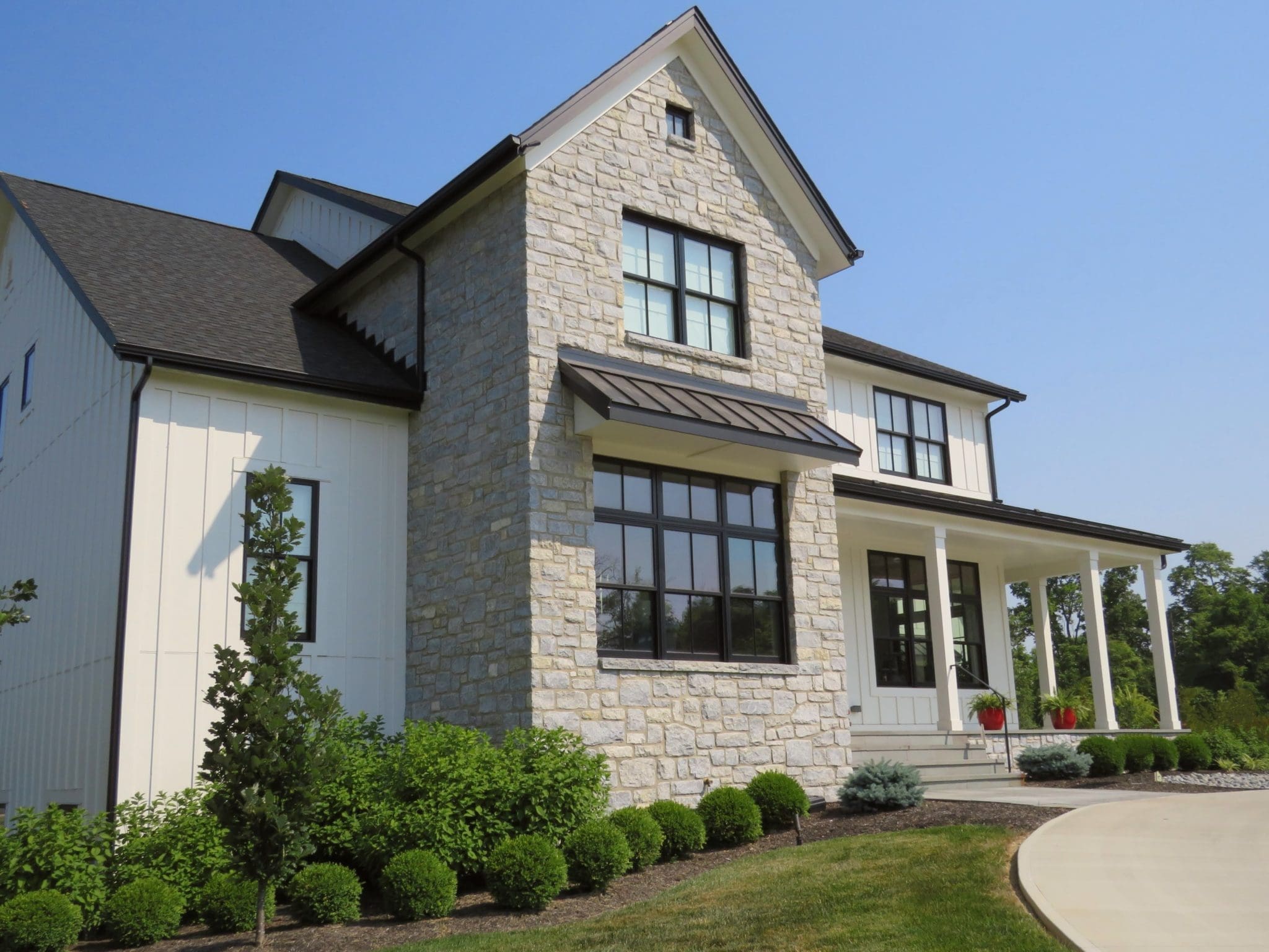 Nottingham Custom Linear Real Thin Stone Veneer Accent Wall