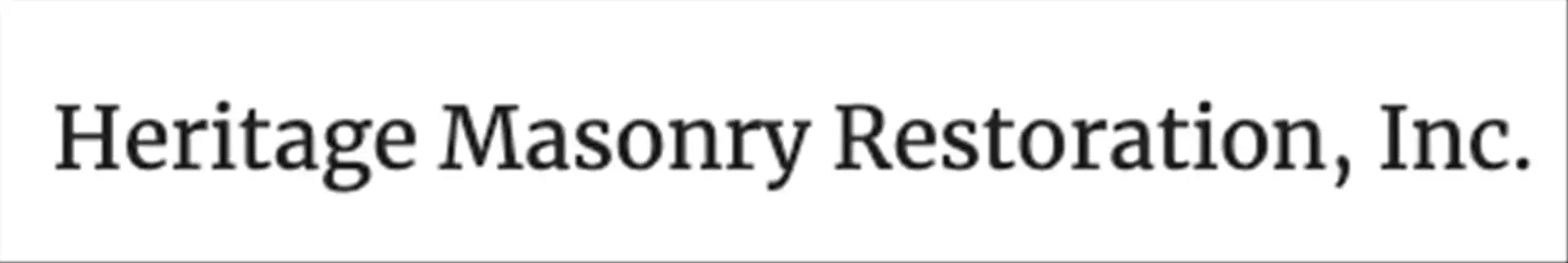 Heritage Masonry Restoration, Inc.