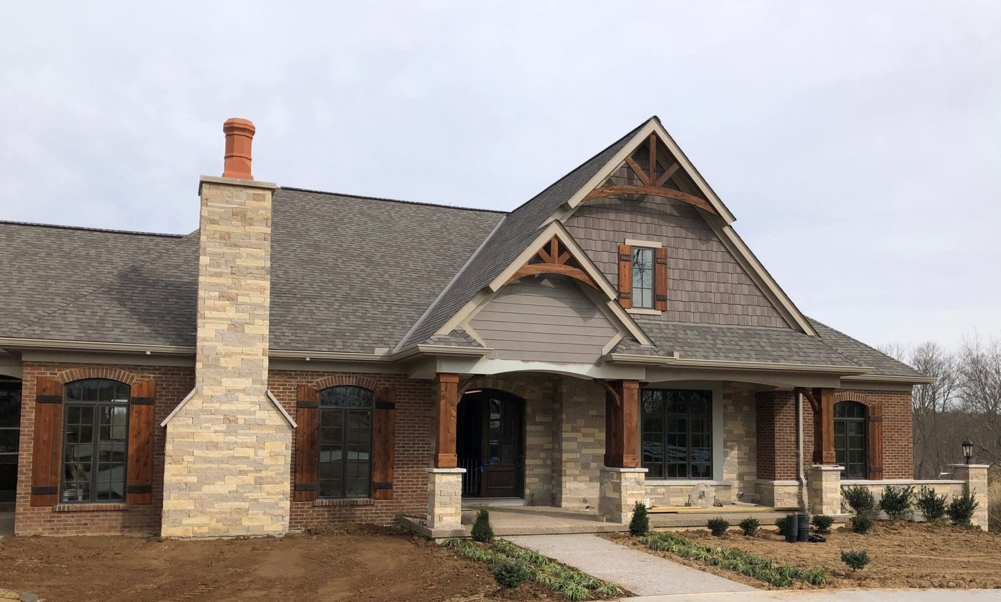 Atherton Natural Thin Stone Veneer Exterior