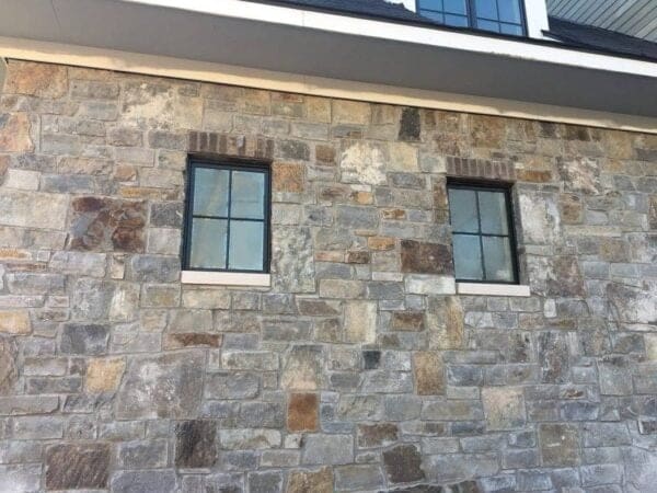 Autumn Ridge Real Thin Stone Veneer Exterior Masonry