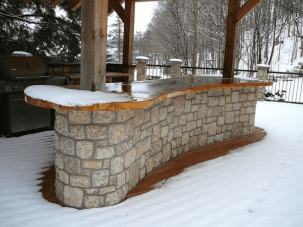 Castle Ridge Tumbled Real Thin Stone Veneer Outdoor Living