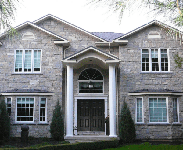 Jacksonport Real Thin Stone Veneer Exterior Custom Large Height