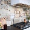 Westgate Natural Stone Veneer Kitchen Backsplash