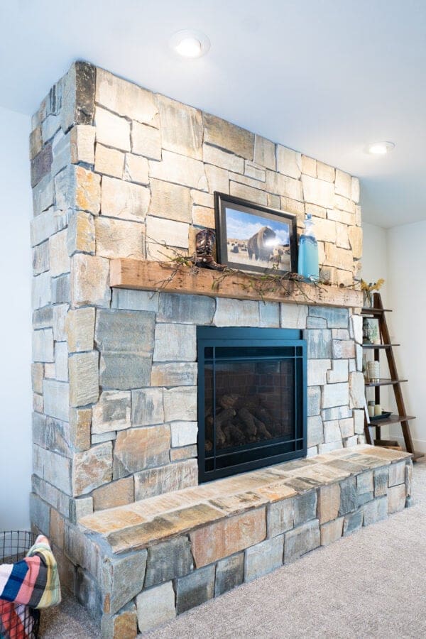 Wyndemere Natural Stone Veneer Fireplace